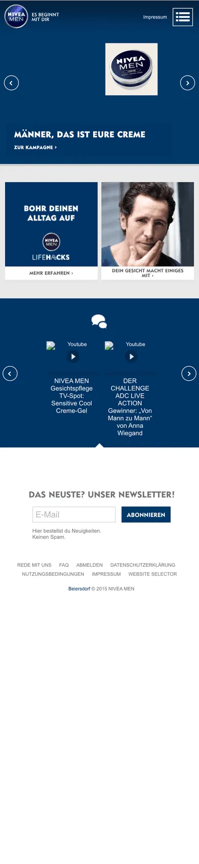 Nivea MEN — mobile